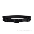 Ceinture tactique noire 500d masque légère